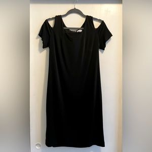 Size 12 Calvin Klein black midi dress